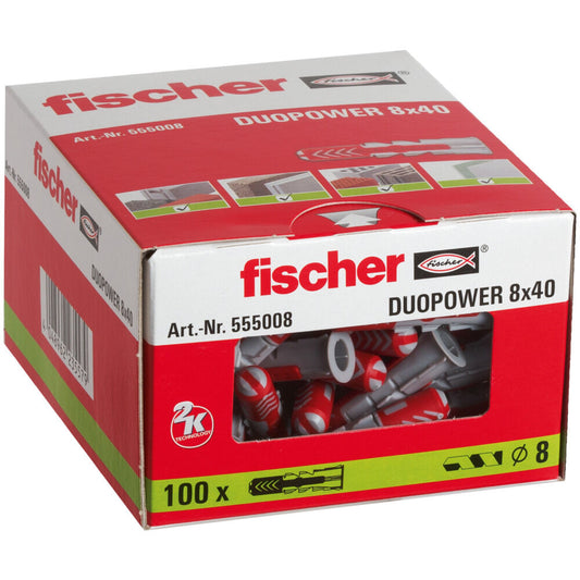 Stecker Fischer Duopower 8x40 pro Box